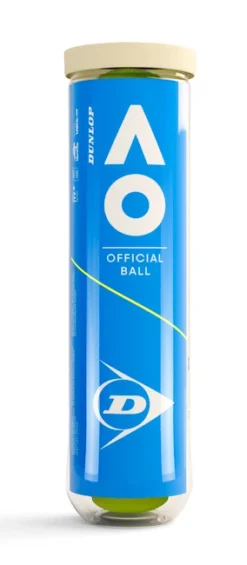 Balles De Tennis Dunlop Australian Open (4 Pcs)