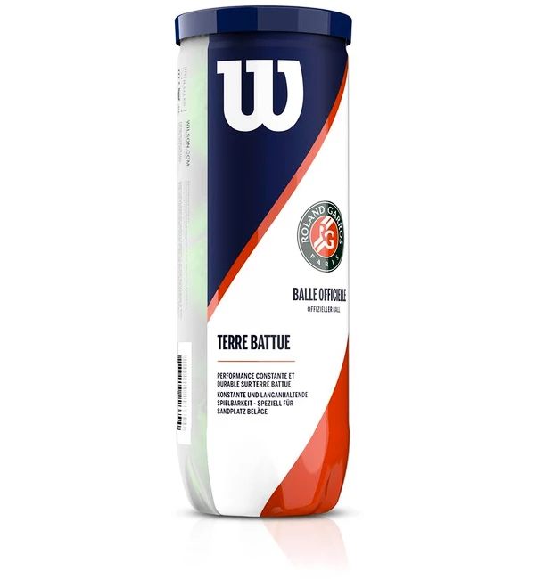 Balles De Tennis Wilson Roland Garros Official (3 Pcs) 3 Balles De Tennis Wilson Roland Garros Official (3 Pcs)
