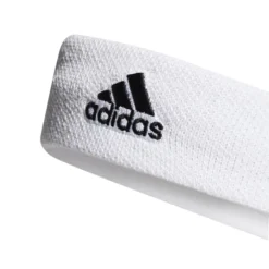 Bandeau Adidas Tennis Headband White -Magasin De Sport De Tennis bandeau adidas tennis headband white 151336 650x650 g1