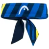 Bandeau Head Bandana Navy/Blue/Yellow