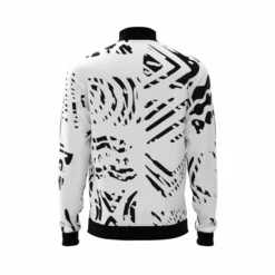 Blouson Pour Homme BIDI BADU Melbourne Printed Jacket White/Black -Magasin De Sport De Tennis blouson pour homme bidi badu melbourne printed jacket white black 1352772 650x650 g2