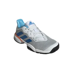 Chaussures De Tennis, Junior Adidas Barricade K Blue/White -Magasin De Sport De Tennis chaussures de tennis junior adidas barricade k blue white 151771 650x650 g1