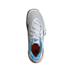 Chaussures De Tennis, Junior Adidas Barricade K Blue/White -Magasin De Sport De Tennis chaussures de tennis junior adidas barricade k blue white 151771 650x650 g3