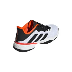 Chaussures De Tennis, Junior Adidas Barricade K White/Black -Magasin De Sport De Tennis chaussures de tennis junior adidas barricade k white black 151770 650x650 g1