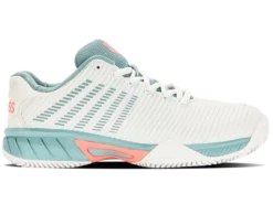 Chaussures De Tennis Pour Enfant K-Swiss Hypercourt Express 2 HB Blanc/Nile Blue