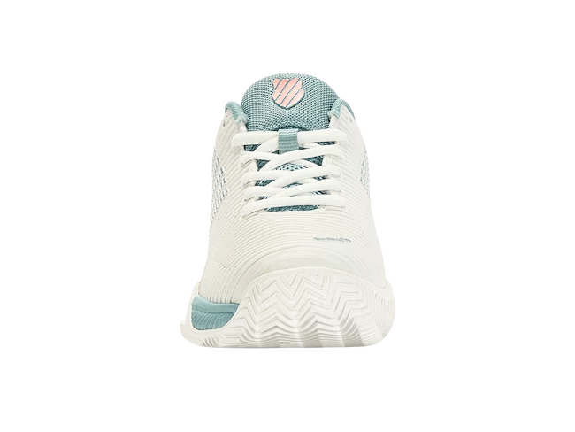 Chaussures De Tennis Pour Enfant K-Swiss Hypercourt Express 2 HB Blanc/Nile Blue 5 Chaussures De Tennis Pour Enfant K-Swiss Hypercourt Express 2 HB Blanc/Nile Blue – Image 3