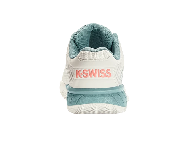 Chaussures De Tennis Pour Enfant K-Swiss Hypercourt Express 2 HB Blanc/Nile Blue 9 Chaussures De Tennis Pour Enfant K-Swiss Hypercourt Express 2 HB Blanc/Nile Blue – Image 7