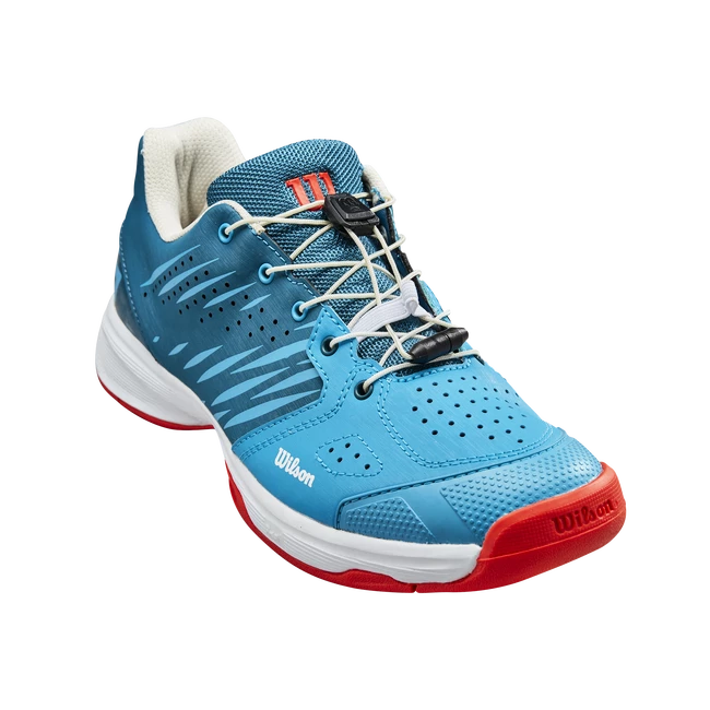 Chaussures De Tennis Pour Enfant Wilson Kaos 2.0 JR QL Blue Coral 3 Chaussures De Tennis Pour Enfant Wilson Kaos 2.0 JR QL Blue Coral