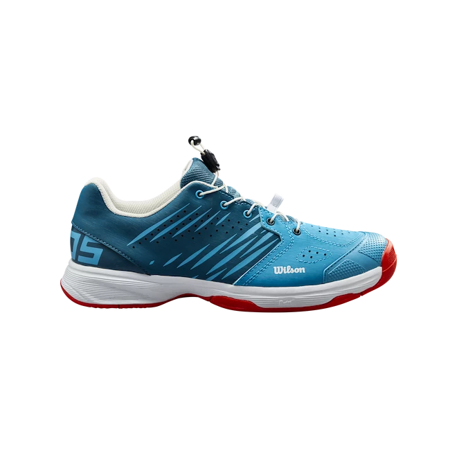 Chaussures De Tennis Pour Enfant Wilson Kaos 2.0 JR QL Blue Coral 4 Chaussures De Tennis Pour Enfant Wilson Kaos 2.0 JR QL Blue Coral – Image 2