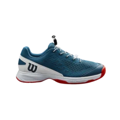 Chaussures De Tennis Pour Enfant Wilson Rush Pro 4.0 JR QL Blue Coral -Magasin De Sport De Tennis chaussures de tennis pour enfant wilson rush pro 4 0 jr ql blue coral 156846 650x650 g0