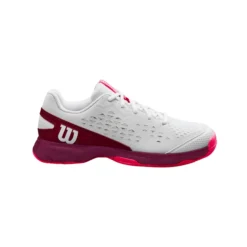 Chaussures De Tennis Pour Enfant Wilson Rush Pro Jr L White/Beet Red