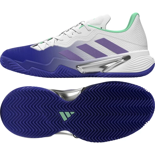 Chaussures De Tennis Pour Femme Adidas Barricade W Clay Blue/Violet 5 Chaussures De Tennis Pour Femme Adidas Barricade W Clay Blue/Violet – Image 3
