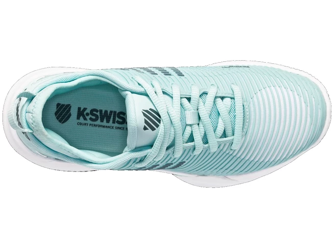 Chaussures De Tennis Pour Femme K-Swiss Hypercourt Supreme HB Icy Morn/Stormy Weather/White 7 Chaussures De Tennis Pour Femme K-Swiss Hypercourt Supreme HB Icy Morn/Stormy Weather/White – Image 5