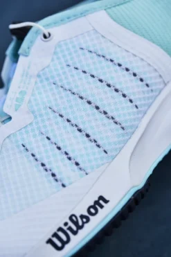 Chaussures De Tennis Pour Femme Wilson Kaos Rapide White/Blue -Magasin De Sport De Tennis chaussures de tennis pour femme wilson kaos rapide white blue 95638 650x650 g4