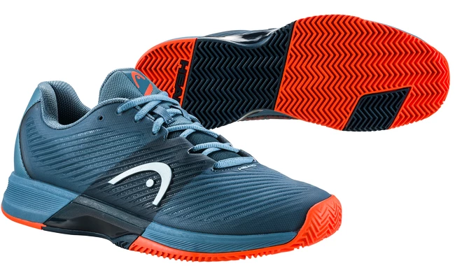 Chaussures De Tennis Pour Homme Head Revolt Pro 4.0 Clay Grey/Orange 3 Chaussures De Tennis Pour Homme Head Revolt Pro 4.0 Clay Grey/Orange