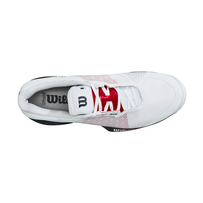 Chaussures De Tennis Pour Homme Wilson Kaos Swift White/Red 5 Chaussures De Tennis Pour Homme Wilson Kaos Swift White/Red – Image 3