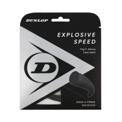 Cordage De Tennis Dunlop Explosive Speed Black 1.25 Set (12 M)
