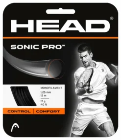 Cordage De Tennis Head Sonic Pro 17 Black 1.25 Mm (12 M)