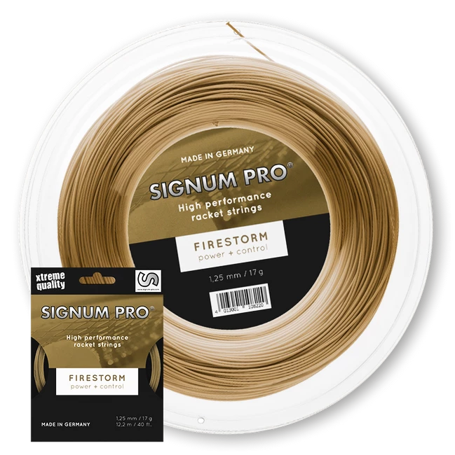 Cordage De Tennis Signum Pro Firestorm (200m) 3 Cordage De Tennis Signum Pro Firestorm (200m)