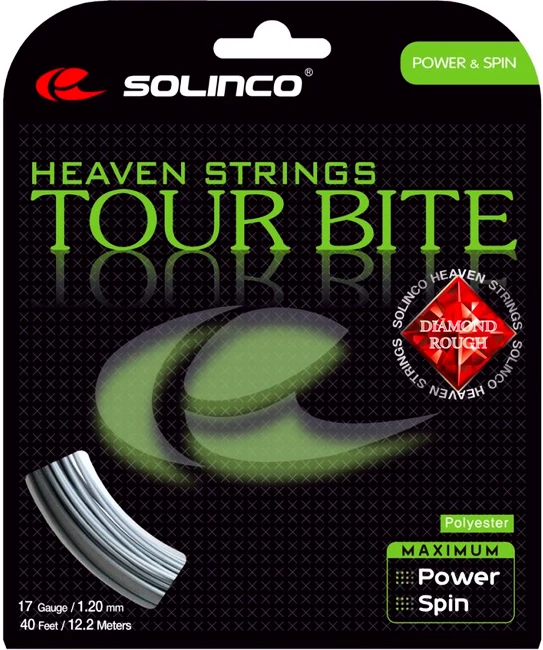 Cordage De Tennis Solinco Tour Bite Diamond Rough (12 M) 3 Cordage De Tennis Solinco Tour Bite Diamond Rough (12 M)