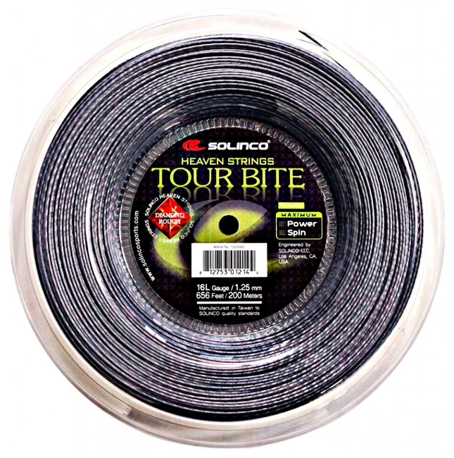 Cordage De Tennis Solinco Tour Bite Diamond Rough (200 M) 3 Cordage De Tennis Solinco Tour Bite Diamond Rough (200 M)