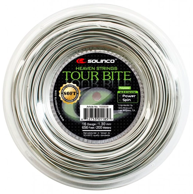 Cordage De Tennis Solinco Tour Bite Soft (200 M) 3 Cordage De Tennis Solinco Tour Bite Soft (200 M)