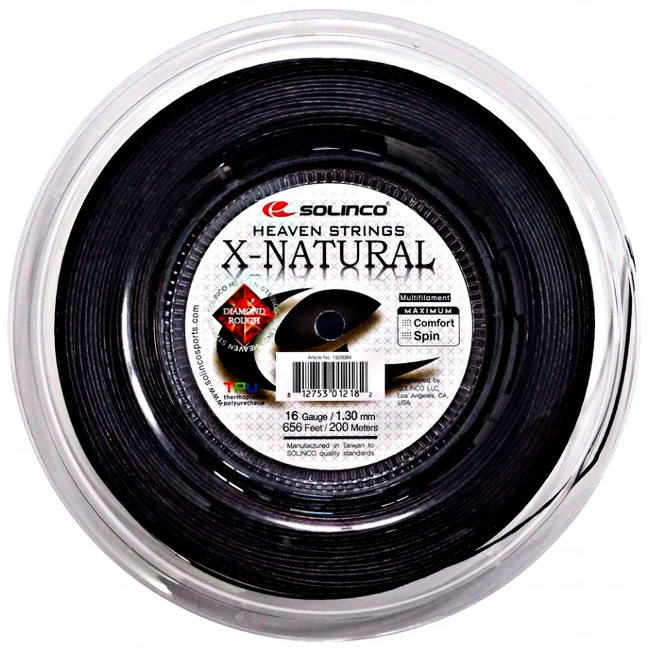 Cordage De Tennis Solinco X-Natural (200 M) 3 Cordage De Tennis Solinco X-Natural (200 M)