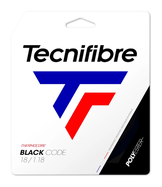Cordage De Tennis Tecnifibre Black Code 1,18 Mm (12m) 3 Cordage De Tennis Tecnifibre Black Code 1,18 Mm (12m)