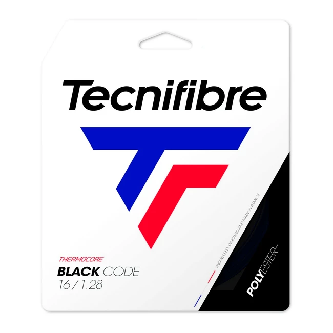 Cordage De Tennis Tecnifibre Black Code 1,28 Mm (12m) 3 Cordage De Tennis Tecnifibre Black Code 1,28 Mm (12m)