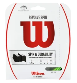 Cordage De Tennis Wilson Revolve Spin Green 1.25 Mm
