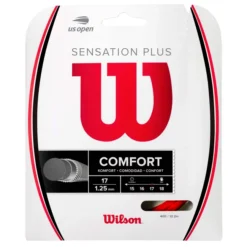 Cordage De Tennis Wilson Sensation Plus Red 1.34 Mm