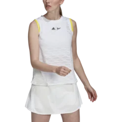 Débardeur Pour Femme Adidas London Match Tank White -Magasin De Sport De Tennis debardeur pour femme adidas london match tank white 181459 650x650 g0