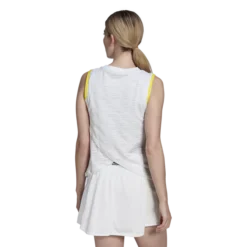 Débardeur Pour Femme Adidas London Match Tank White -Magasin De Sport De Tennis debardeur pour femme adidas london match tank white 181459 650x650 g3