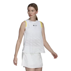 Débardeur Pour Femme Adidas London Match Tank White -Magasin De Sport De Tennis debardeur pour femme adidas london match tank white 181459 650x650 g4