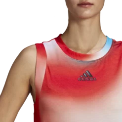 Débardeur Pour Femme Adidas Melbourne Printed Match Tank White/Red/Blue -Magasin De Sport De Tennis debardeur pour femme adidas melbourne printed match tank white red blue 151351 650x650 g0