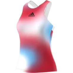Débardeur Pour Femme Adidas Melbourne Y-Tank White/Red/Blue -Magasin De Sport De Tennis debardeur pour femme adidas melbourne y tank white red blue 151352 650x650 g4
