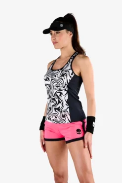 Débardeur Pour Femme Hydrogen Chrome Tech Tank Top Black/White -Magasin De Sport De Tennis debardeur pour femme hydrogen chrome tech tank top black white 1352651 650x650 g4