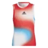 Débardeur Pour Jeune Fille Adidas Match Tank White/Red -Magasin De Sport De Tennis debardeur pour jeune fille adidas match tank white red 151707 650x650 1