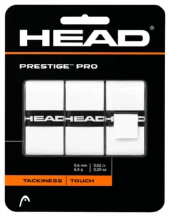 Grip Tape Supérieur Head Prestige Pro OverWrap White (3 Pcs)