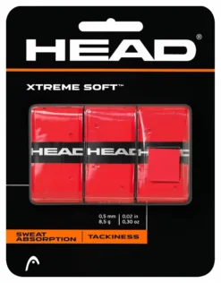 Grip Tape Supérieur Head Xtreme Soft Red (3 Pcs)
