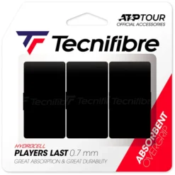 Grip Tape Supérieur Tecnifibre Players Last Black (3 Pcs)