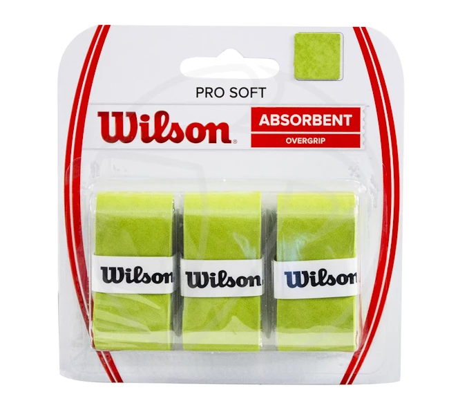 Grip Tape Supérieur Wilson Pro Soft Overgrip Lime (3 Pcs) 4 Grip Tape Supérieur Wilson Pro Soft Overgrip Lime (3 Pcs) – Image 2