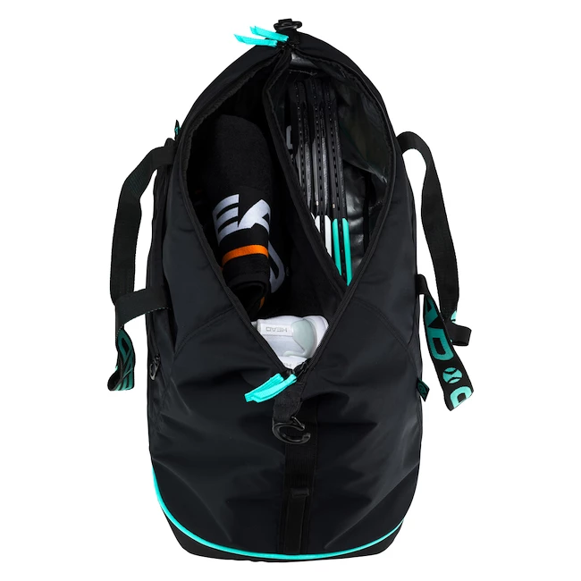 Housse De Raquettes Head Coco Duffle Bag Black/Mint 6 Housse De Raquettes Head Coco Duffle Bag Black/Mint – Image 4