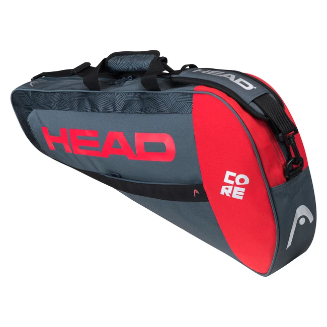 Housse De Raquettes Head Core 3R Pro Anthracite/Red 3 Housse De Raquettes Head Core 3R Pro Anthracite/Red
