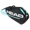 Housse De Raquettes Head Tour Team 3R Black/Mint -Magasin De Sport De Tennis housse de raquettes head tour team 3r black mint 157156 650x650 1