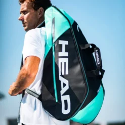 Housse De Raquettes Head Tour Team 6R Black/Mint -Magasin De Sport De Tennis housse de raquettes head tour team 6r black mint 157155 650x650 g1