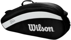 Housse De Raquettes Wilson Federer Team 3 Pack 2020 Black