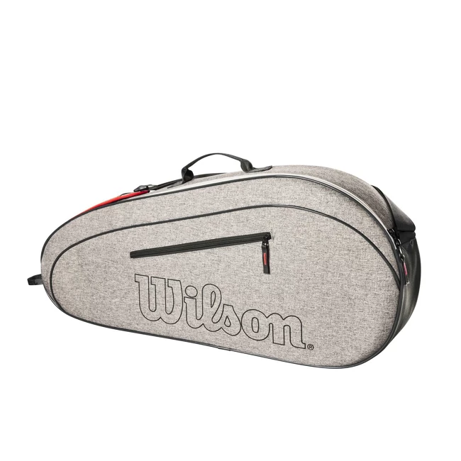 Housse De Raquettes Wilson Team 3 PK Heather Grey 3 Housse De Raquettes Wilson Team 3 PK Heather Grey