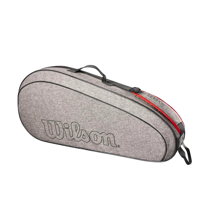 Housse De Raquettes Wilson Team 3 PK Heather Grey 4 Housse De Raquettes Wilson Team 3 PK Heather Grey – Image 2