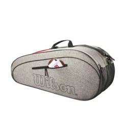 Housse De Raquettes Wilson Team 6 PK Heather Grey -Magasin De Sport De Tennis housse de raquettes wilson team 6 pk heather grey 1358627 650x650 g1
